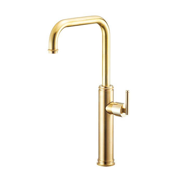 【たけ】 SANEI シングルワンホール洗面混合栓 K4741NJV-2T-NCU-13 ブラス｜建材