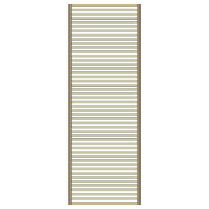 WOODONE H2400無垢の木のパーテーション1スパン 002_PWPK241-B-NL