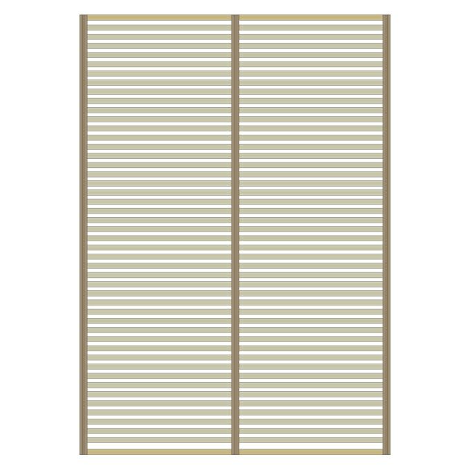 WOODONE H2400無垢の木のパーテーション2スパン 002_PWPK242-W-NL