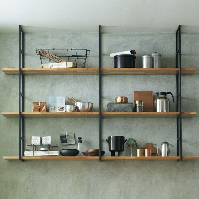 WOODONE 無垢の木の収納　キッチン上プラン 002_KB-001