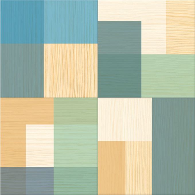 WOODONE KITOIRO スクエアパネル PASTEL ZOO 002_WPK0AUA-400-4