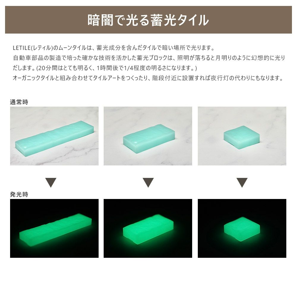 プラセス レティル ムーンタイル用ブロックL 120個セット RT1200B