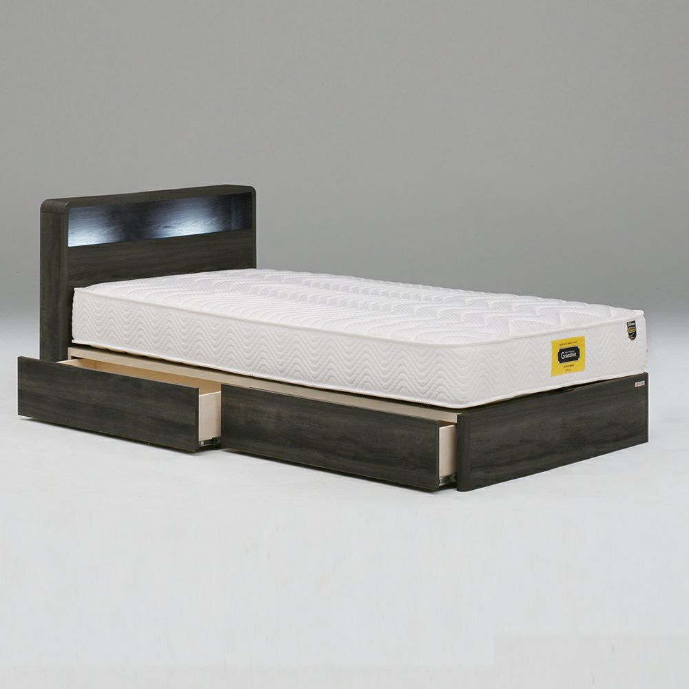 グランツ フッチ セミダブルベッドフレーム 引出し付き