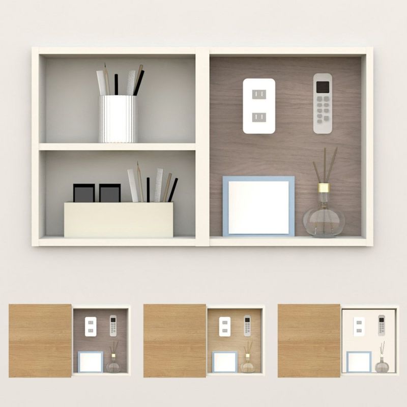 南海プライウッド アドキューブ AS000040LWIJ 寝室収納 開戸付