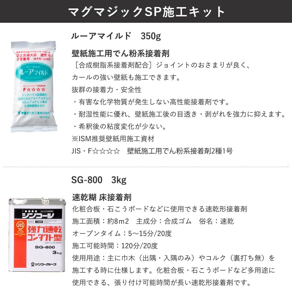 シンコール マグマジックSP 施工キット WP14329