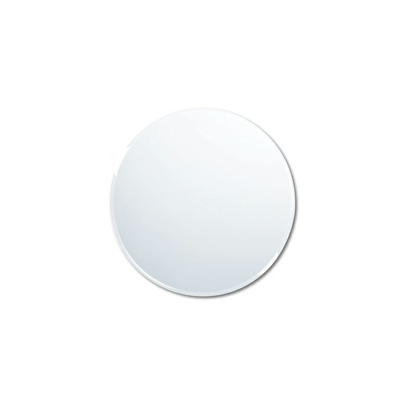 塩川光明堂 ウォールミラー 鏡 ノンフレームシリーズ015 丸鏡 500×500