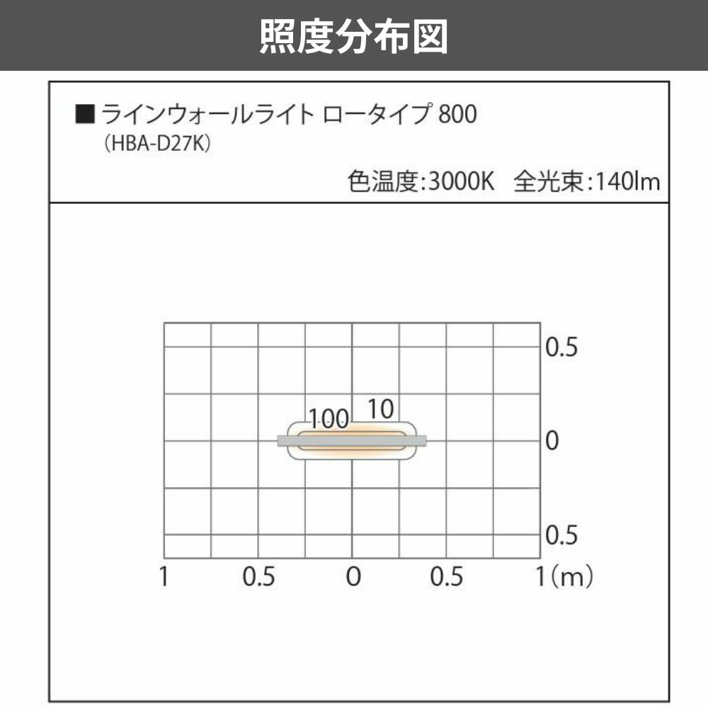  タカショー ラインウォールライト 12V ロータイプ W800mm