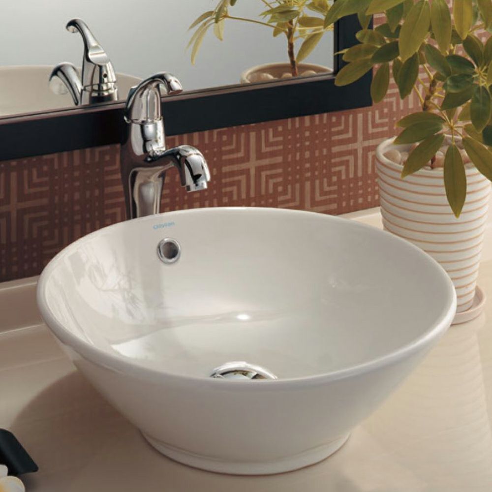 カクダイ #DU-2362430079 丸型洗面器 DURAVIT White Tulip 置型 430mm 