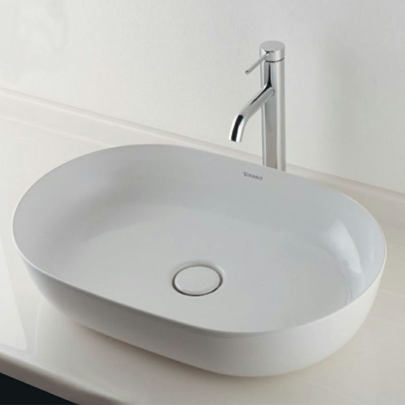 カクダイ 丸型洗面器 DURAVIT #DU-0379600000 Luv 置型 600×400mm