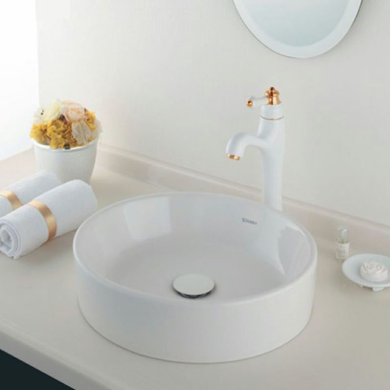 カクダイ DURAVIT Starck2 丸型洗面器 置型 #DU-2321440000