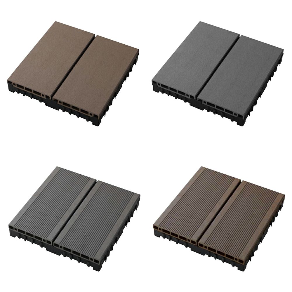 タカショー エバーエコウッド ジョイントデッキ 12枚組 W300×D300