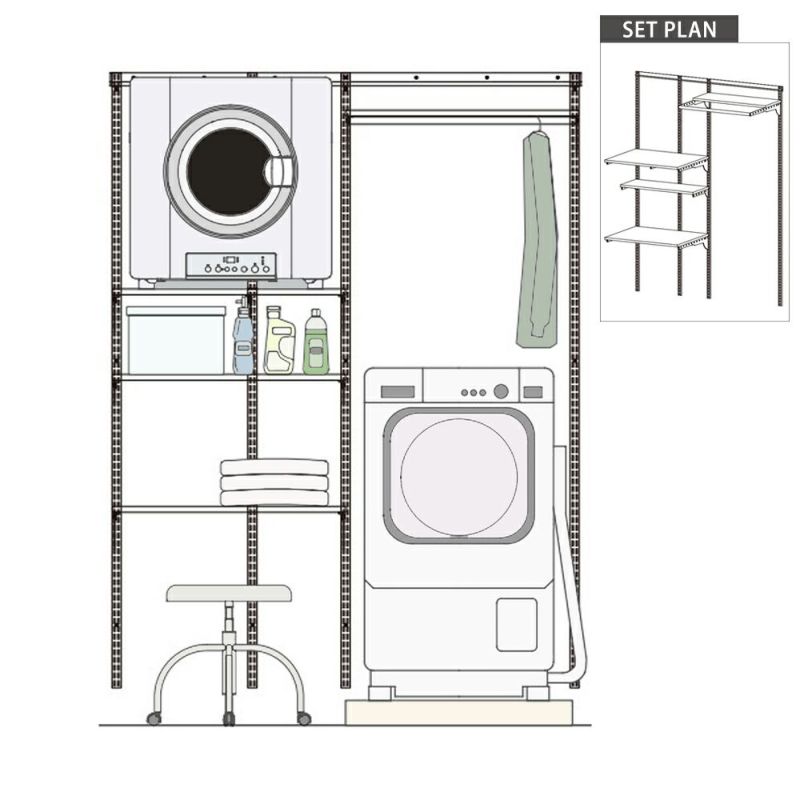 フィットラック 幹太くん専用 セットプラン KS-1560AL36