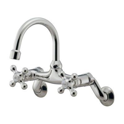 カクダイ 124-111 壁付 2ハンドル混合栓