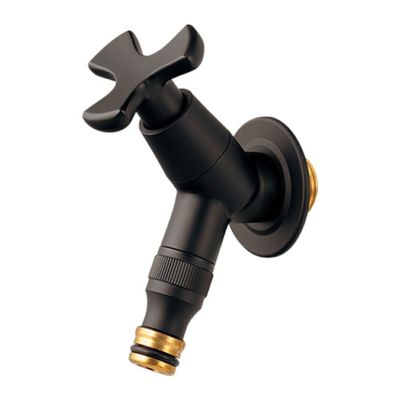 カクダイ 701-241-13 散水栓 マットブラック 単水栓｜建材・住宅資材の